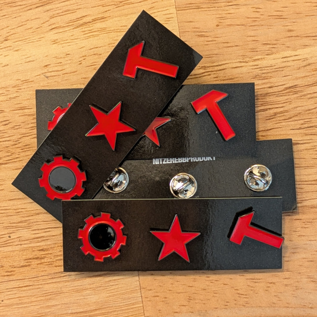 Cog. Star. Hammer. (Set of 3)